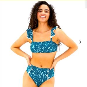 Summersalt 2 piece Ruffle Oasis Sz 12